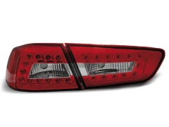 MITSUBISHI LANCER 8 SEDAN 08-11 RED WHITE LED