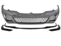 FRONT BUMPER 340 PERFORMANCE STYLE PDC GLOSSY BLACK fits BMW G20/G21 19-22