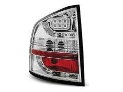 LED TAIL LIGHTS CHROME fits SKODA OCTAVIA II KOMBI 04-12