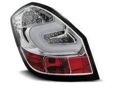 LED BAR TAIL LIGHTS CHROME fits SKODA FABIA II 07-06.14