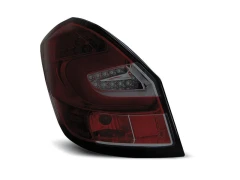 LED BAR TAIL LIGHTS RED SMOKE fits SKODA FABIA II 07- 06.14