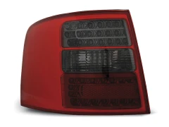 LED TAIL LIGHTS RED SMOKE fits AUDI A6 05.97-05.04 AVANT