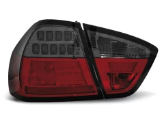 LED BAR TAIL LIGHTS RED SMOKE fits BMW E90 03.05-08.08