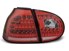 LED TAIL LIGHTS RED WHITE fits VW GOLF 5 10.03-09