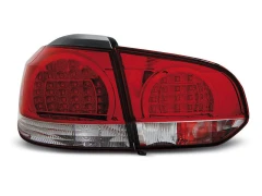 LED TAIL LIGHTS RED WHITE fits VW GOLF 6 10.08-12