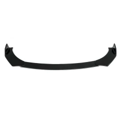 Universal front bumper attachment GLOSS BLACK 5-part